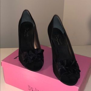 Nina Black Fencel-LS women size 9.5 M heel